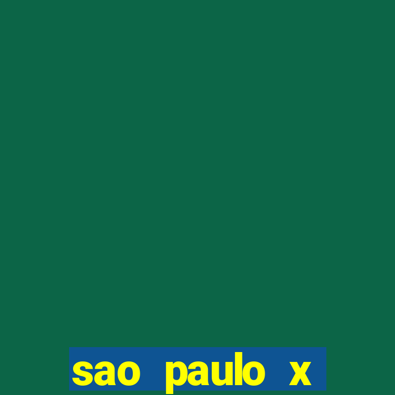 sao paulo x palmeiras palpite